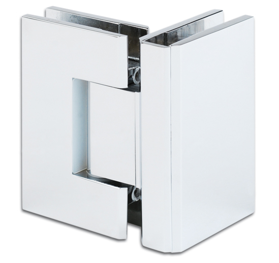 CHARNIÈRE BILBAO POUR PAROI DE DOUCHE  90° VERRE / VERRE (BO5218330)